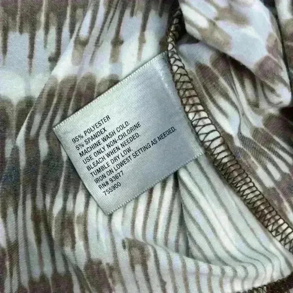 Worthington Short Sleeve Blouse Size PL - Picture 6 of 8